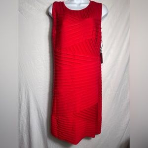 NWOT size 14W Calvin Klein stunning red dress